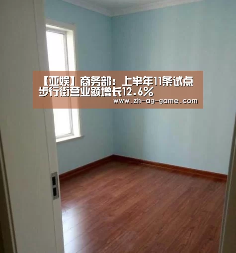 【亚娱】商务部:上半年11条试点步行街营业额增长12.6%(图3) 亚娱