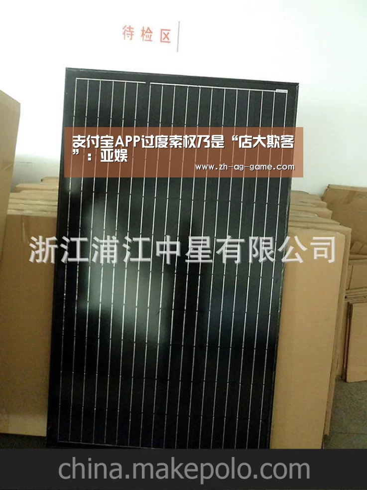支付宝APP过度索权乃是“店大欺客”:亚娱(图1) ag官网